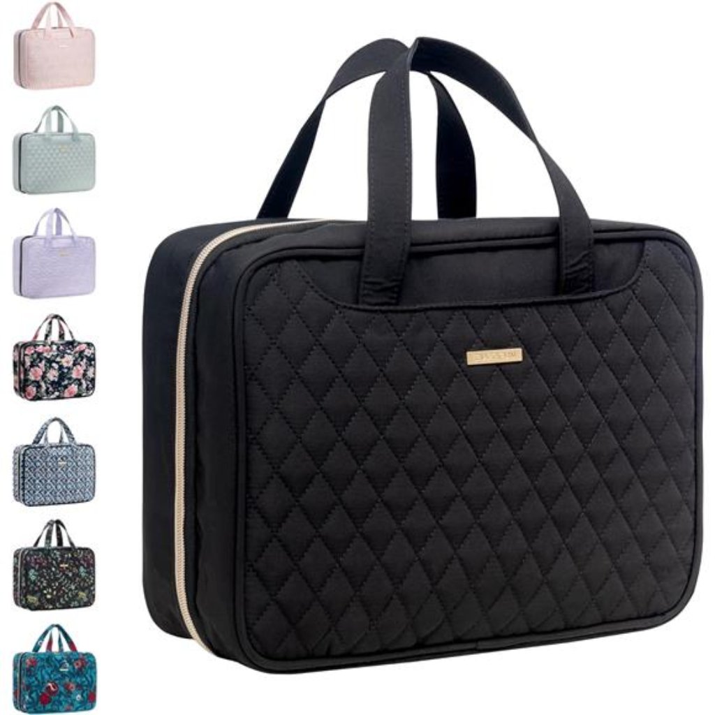 Hanging Travel Toiletry Bag For Women Traveling With Leakproof Compartment